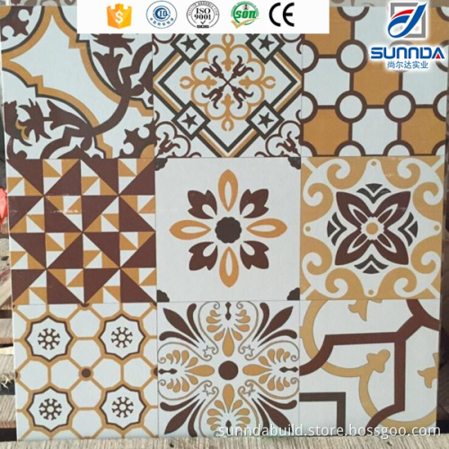 2016 factory direct selling newest design flower floor tiles for buiding decoration